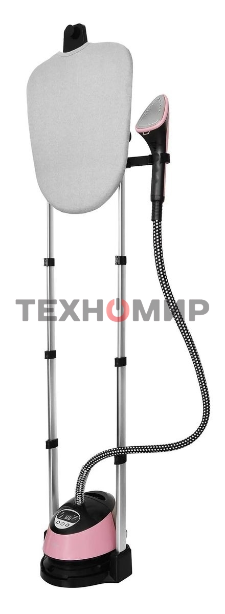 Отпариватель Hyundai H-US02543 розовый/черный, 1800 Вт, 40 г/мин, 1350 мл