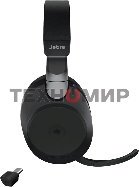 Гарнитура беспроводная Jabra Evolve2 85, Link380c MS Stereo черный