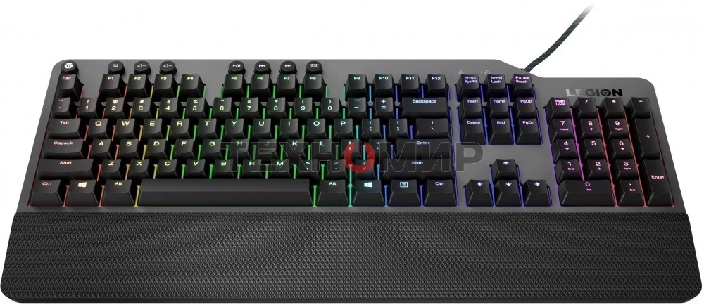Клавиатура Lenovo Legion K500 RGB Mechanical проводная, USB Type-A, серый