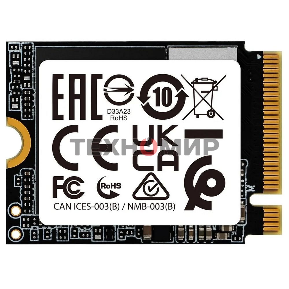 Накопитель SSD ADATA XPG GAMMIX S55, 1Tb, PCIe 4.0 x4, 2230, NVMe, R/W 5000/3700