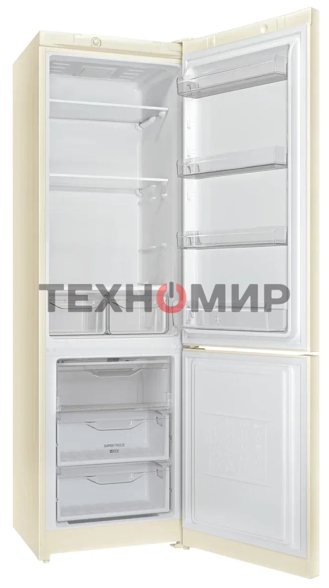 Холодильник Indesit DS 3200 E бежевый двухкамерный 252/87л морозилка снизу