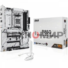 Материнская плата ASUS B850 MAX GAMING WIFI W, AM5, AMD B850, 4xDDR5, 4xSATA, 3xM.2, 1xPCIe 5.0 x16, 1xPCIe 4.0 x4, 2xPCIe 3.0 x1, 1xDisplayPort, 1xHDMI, 1x2.5Gb LAN, Wi-Fi 6E, Bluetooth 5.3, 1xUSB-C 10Gbps, 3xUSB-A 10Gbps, 2xUSB-A 5Gbps, 2xUSB-A 2.0, 3x3
