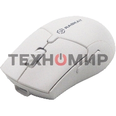Мышь беспроводная Raskat M007WB белый, 2400 dpi, радиоканал, Bluetooth, USB, кнопки - 6