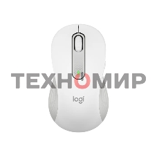 Мышь беспроводная Logitech Signature M650 L белый, 4000 dpi, радиоканал, Bluetooth, USB, кнопки - 5