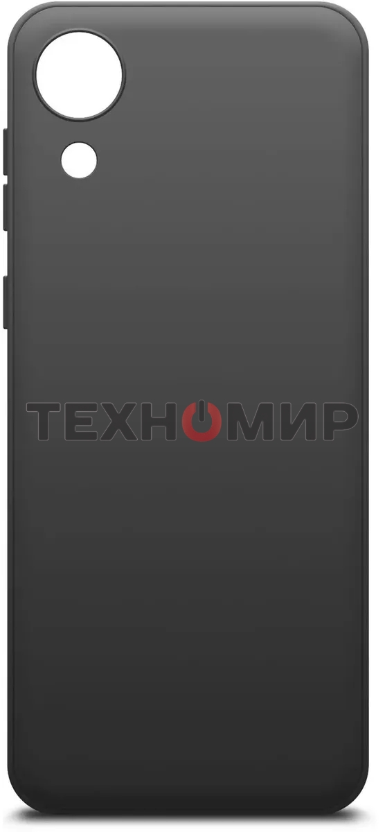 Чехол (клип-кейс) BoraSCO Microfiber Case для Samsung Galaxy A03 Core черный