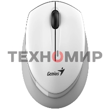 Мышь беспроводная Genius NX-7009 белый/серый, 1200 dpi, радиоканал, USB, кнопки - 3
