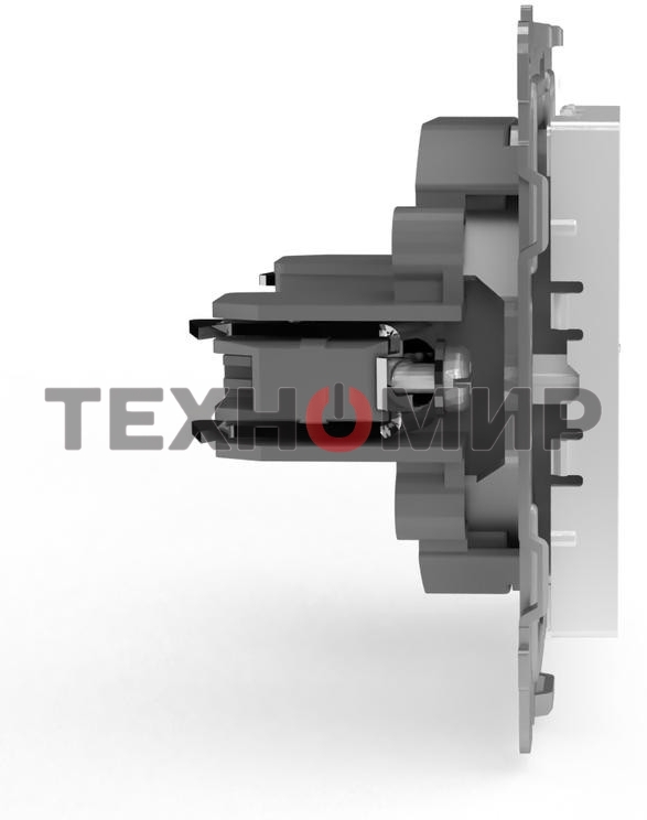 Коннектор TV TOKOV ELECTRIC СП Pixel механизм белый