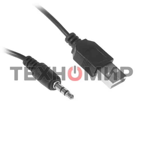 Акустическая система Gembird SPK-201, черный МДФ,2х2,5 Вт, регулятор громкости, USB