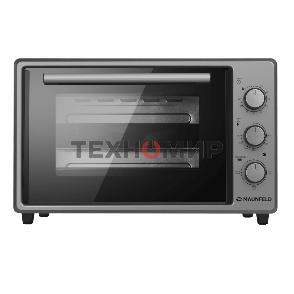 Мини-печь Maunfeld MMO-373MGR01 серый, 37 л, 1400 Вт