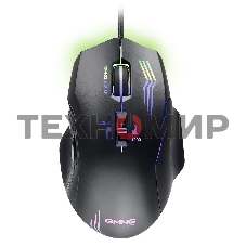 Мышь проводная GMNG 930GM черный, 12800 dpi, USB, кнопки - 7