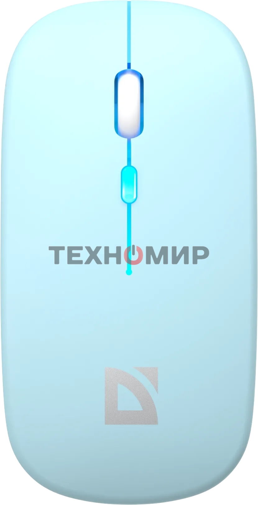 Мышь беспроводная Defender Coda MB-261 голубой, 1600 dpi, радиоканал, Bluetooth, USB, кнопки - 4