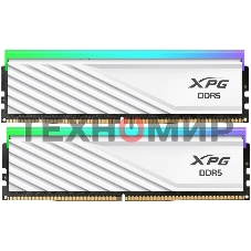Оперативная память XPG Lancer Blade RGB, DDR5, 32GB (2x16 GB), 6000 MHz, CL36, радиатор, RGB, белый