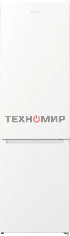Холодильник Gorenje NRK6201PW4 белый двухкамерный 235/96л морозилка снизу