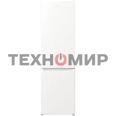 Холодильник Gorenje NRK6201PW4 белый двухкамерный 235/96л морозилка снизу