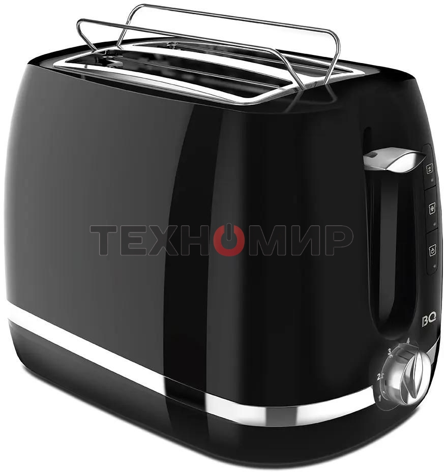 Тостер BQ T1711, 900 Вт, черный