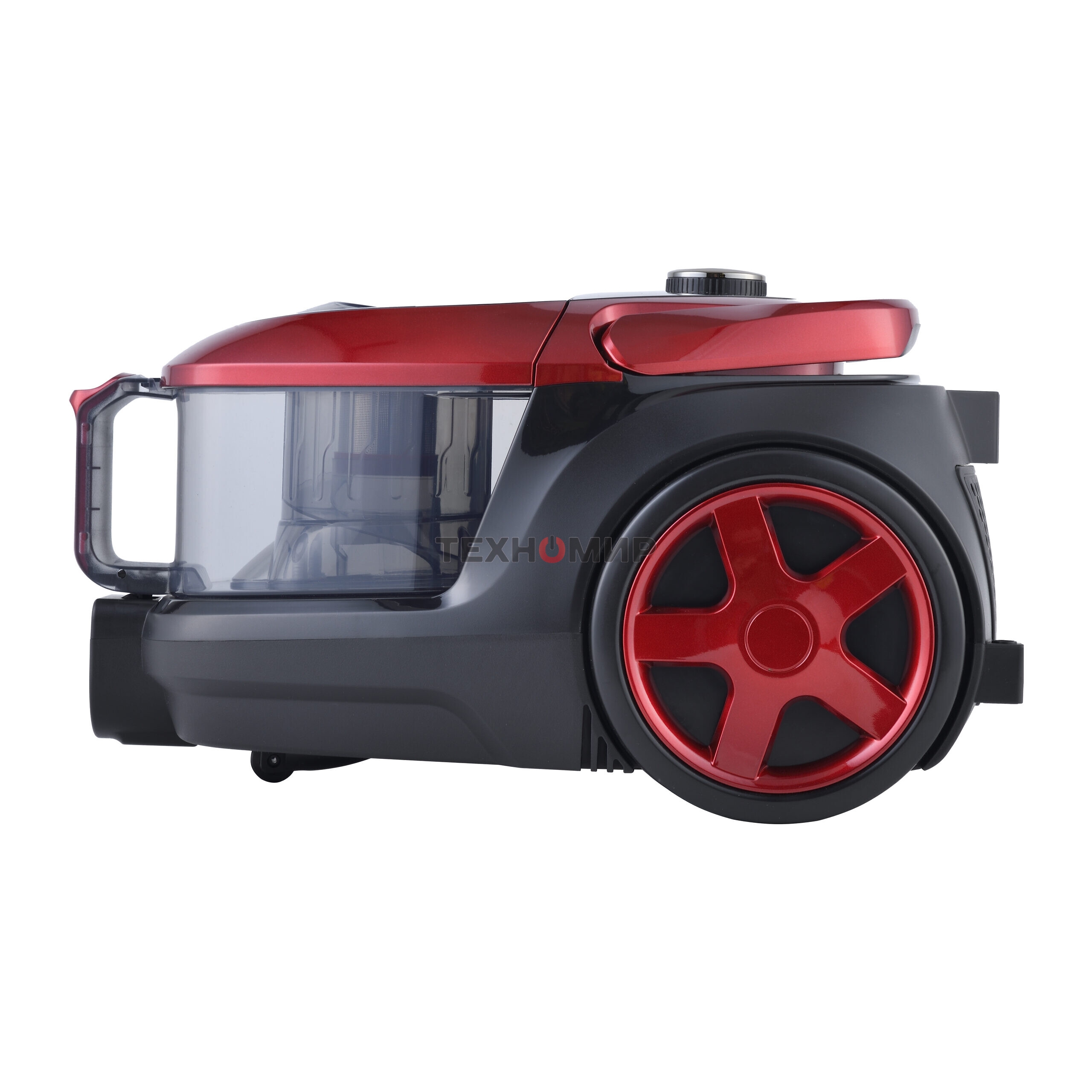 Пылесос Willmark VC-2630CYM ярко-красный, 450/2000 Вт, уборка сухая, пылесборник контейнер 2.5 л