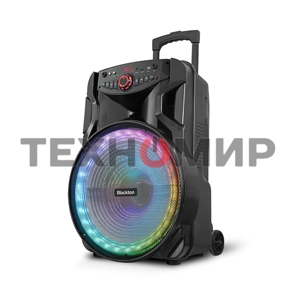 Портативная акустика Blackton Bt PBS2115 черный Мощность RMS 40 Вт Bluetooth
