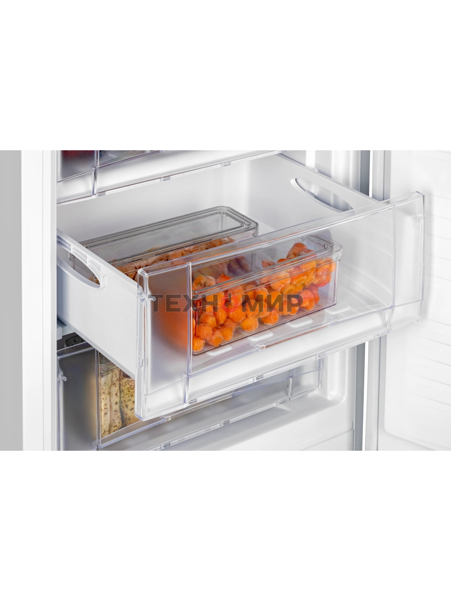 Морозильная камера NordFrost DF 263 WAP белый, 150л, 5 ящиков