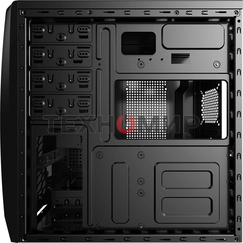 Компьютерный корпус Miditower Aerocool/Formula Cs-1102 черный ATX/micro ATX/mini ITX, USB 3.0 (без БП) 58133