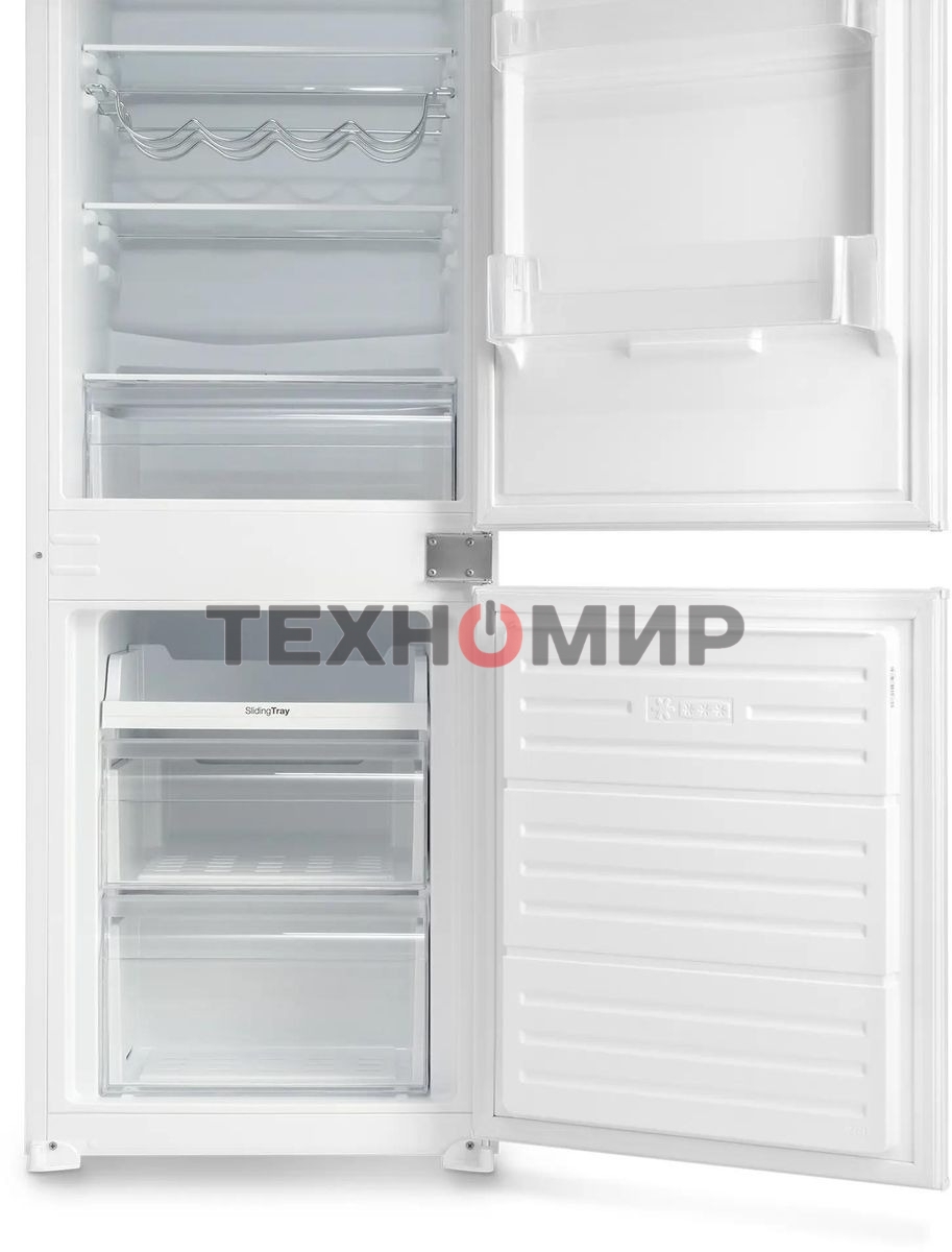 Встраиваемый холодильник Hyundai HBR 1771 2-хкамерн. белый