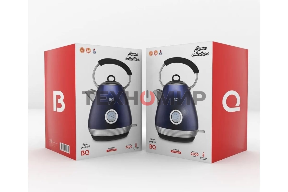 Чайник электрический BQ KT1826SW синий