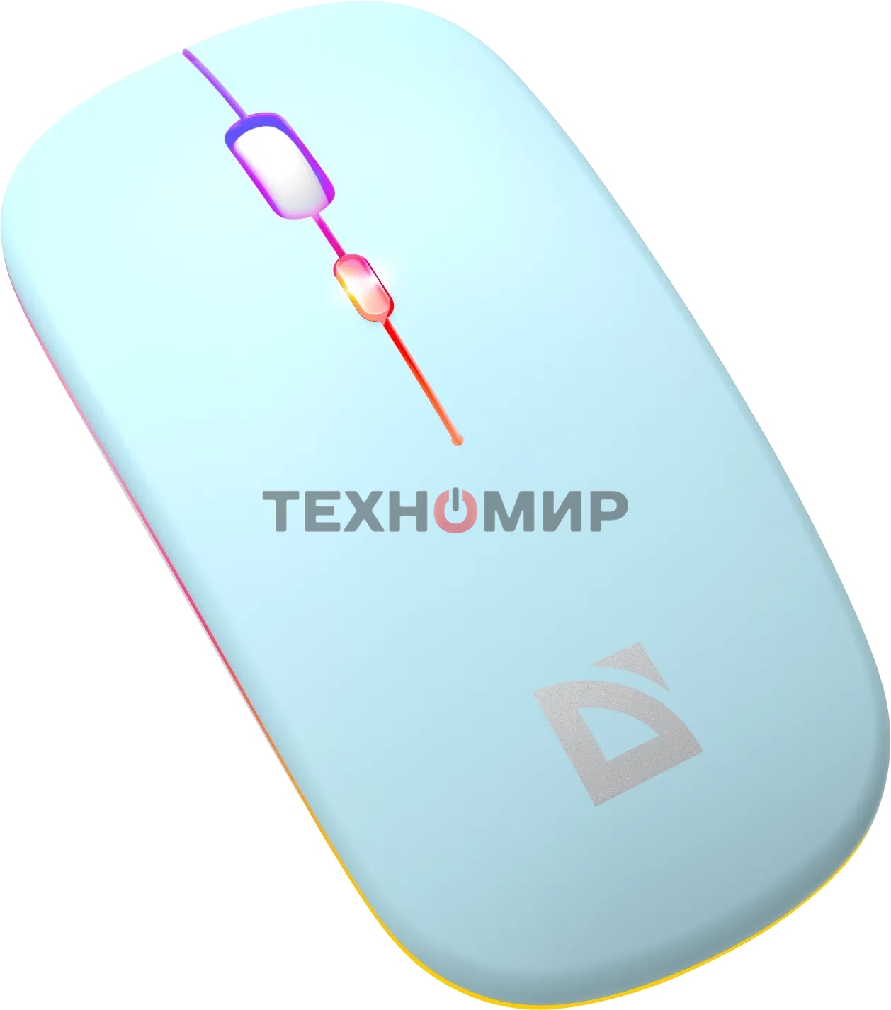 Мышь беспроводная Defender Coda MB-261 голубой, 1600 dpi, радиоканал, Bluetooth, USB, кнопки - 4