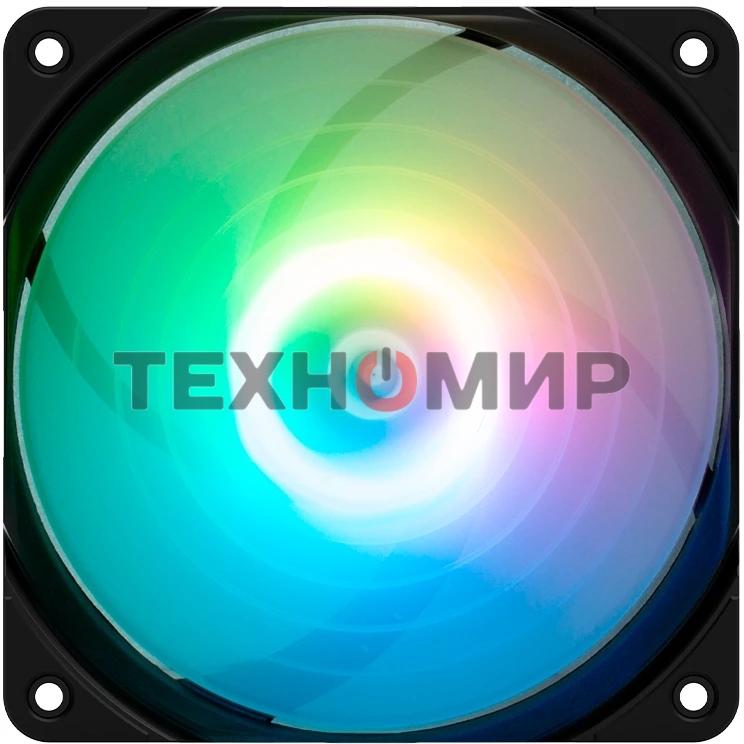 Вентилятор для корпуса Zalman ZM-AF120R ARGb черный, 120 мм, 1500 об/мин, 24.3 дБ, 4 pin
