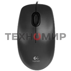 Мышь проводная Logitech M90 черный/серый, 1000 dpi, USB, кнопки - 3