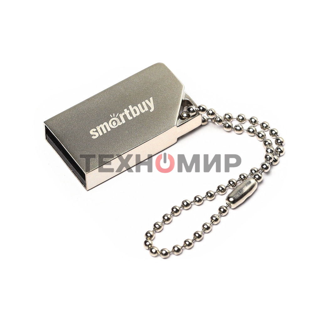 Флешка USB SmartBuy MU30 Metal (SB064GbMU30), 64Gb, USB 2.0, R/W 20/10, серебристый