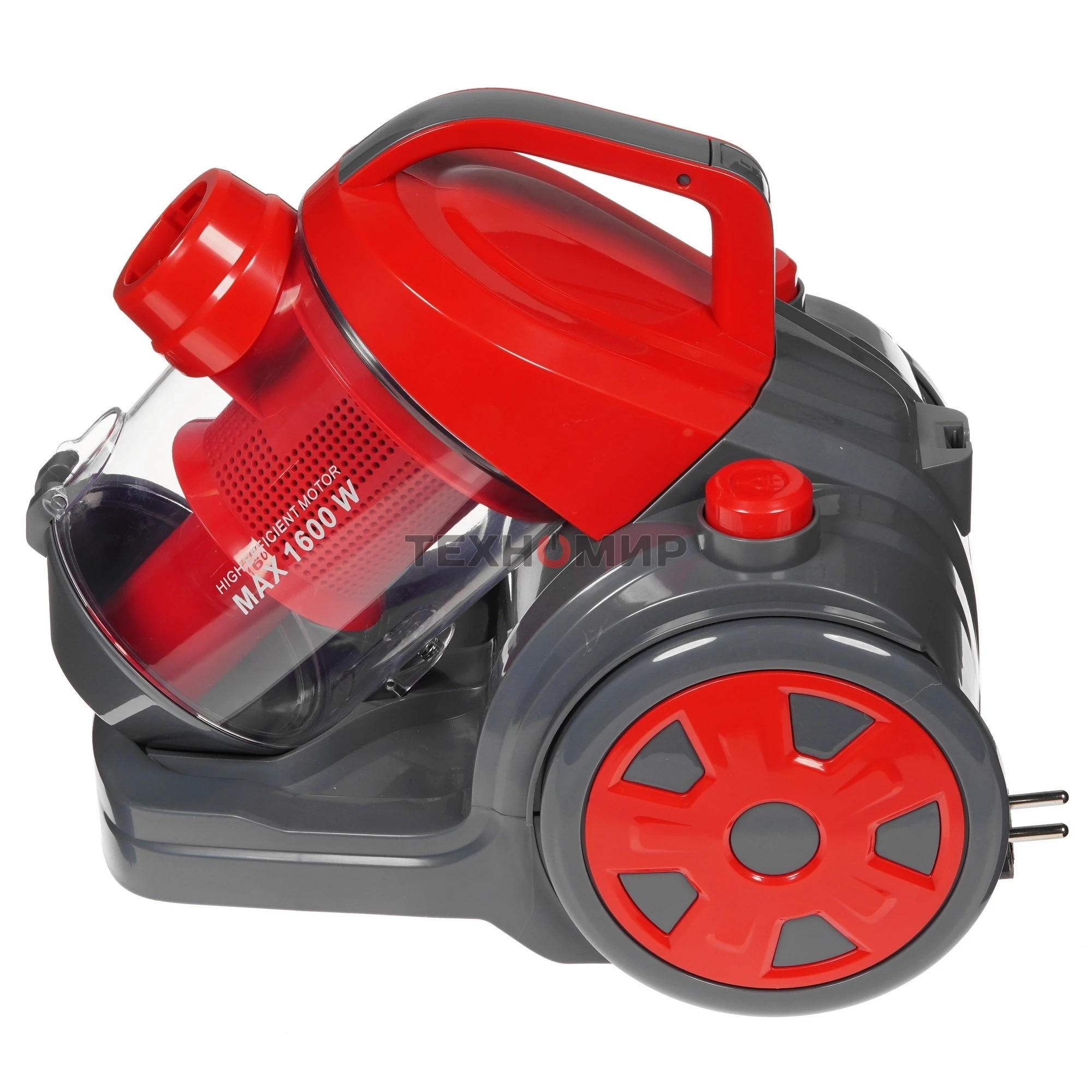 Пылесос Sakura SA-8312R красный/серый, 300/1600 Вт, уборка сухая, пылесборник контейнер 1.5 л