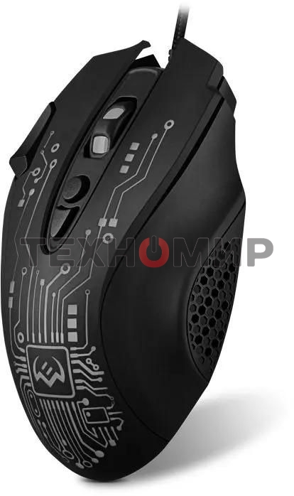 Мышь проводная SVEN RX-G715 черный, 3200 dpi, USB, кнопки - 8