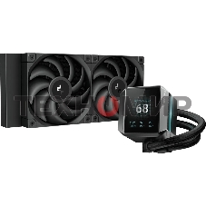 Система жидкостного охлаждения DEEPCOOL MYSTIQUE 240 ARGb черный, 120 мм, алюминий, 2150 об/мин, 36.49 дБ, 4 pin, 280 Вт