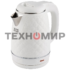 Чайник электрический Homestar HS-1007 1,7 л, 1500 Вт, белый