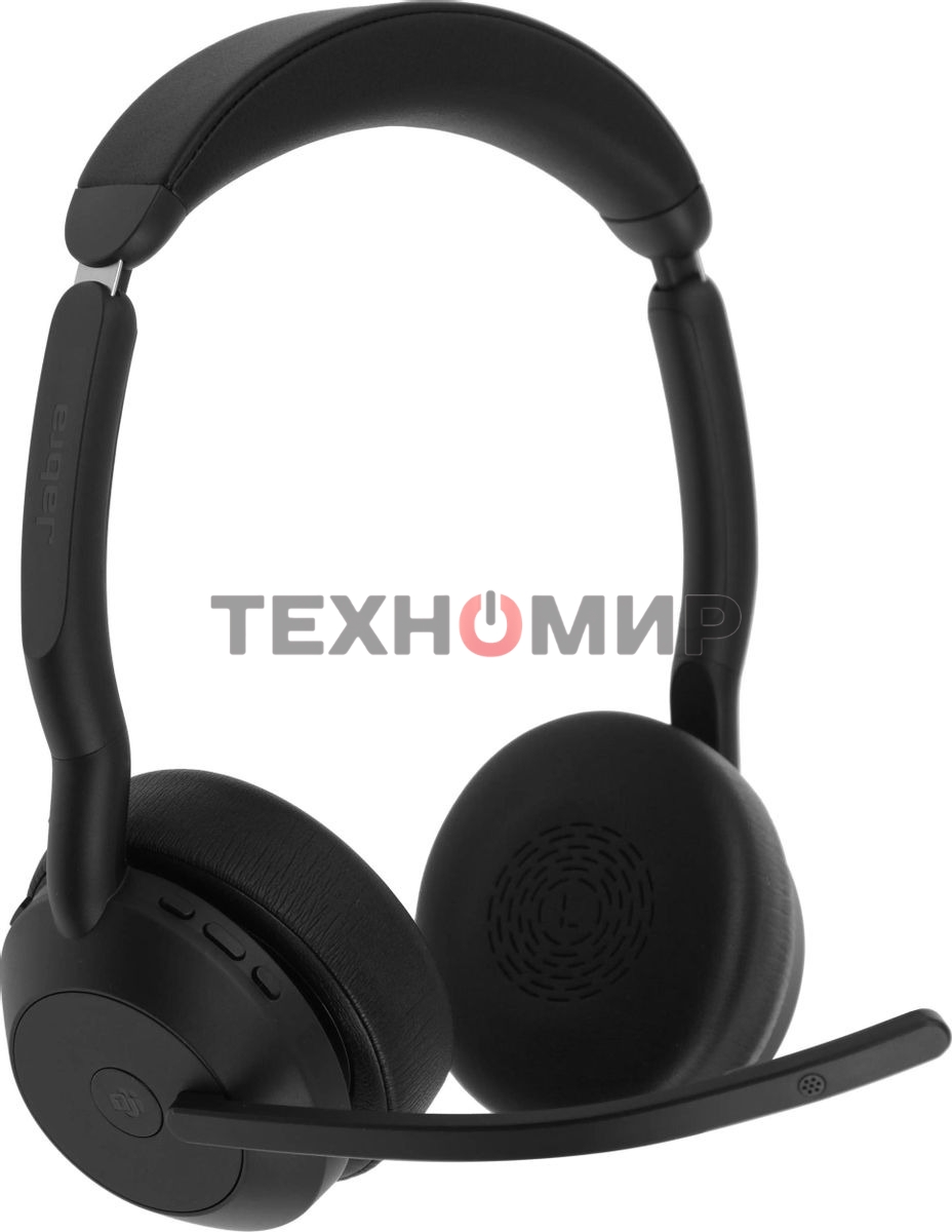 Гарнитура беспроводная Jabra Evolve2 55 Link380c MS Stereo, черный