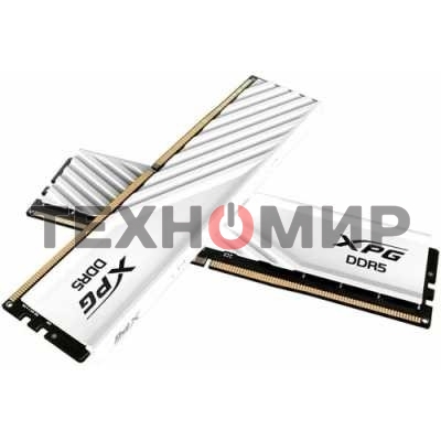 Оперативная память XPG Lancer Blade, DDR5, 32GB (2x16 GB), 6000 MHz, CL36, радиатор, белый