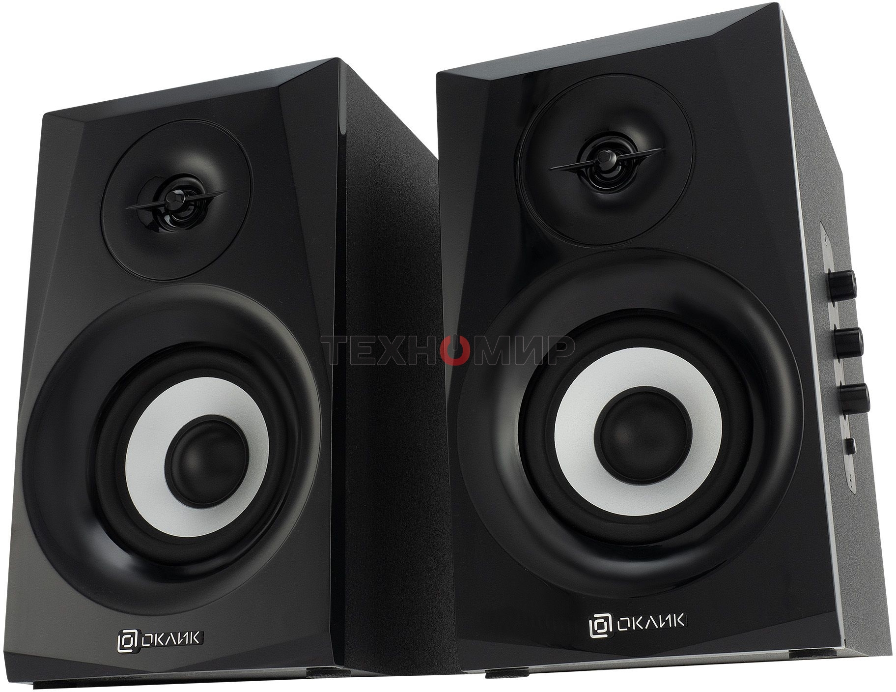 Акустическая система Oklick OK-166 BT 2.0 черный 40Вт