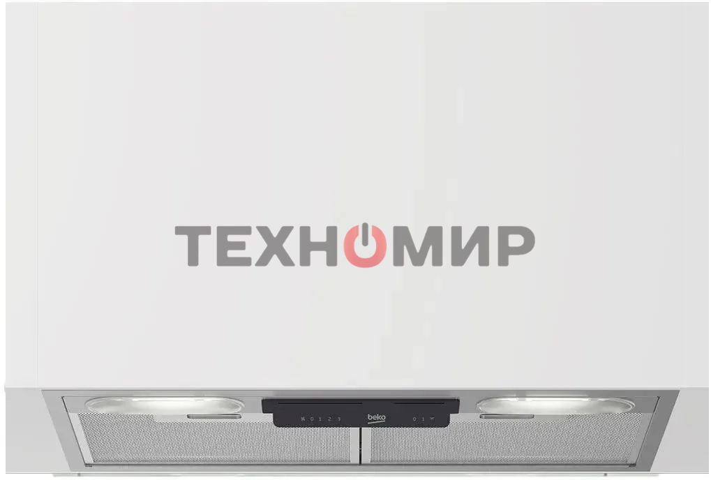 Вытяжка встраиваемая Beko HNU51311SH серебристый, 53 см, 381 куб. м/ч, 61 дБ