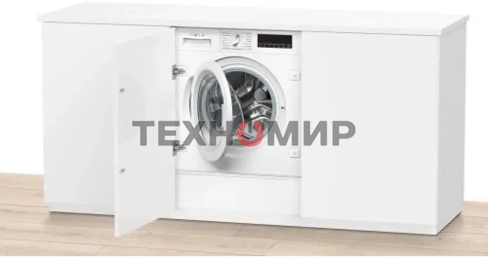 Стиральная машина встраиваемая Bosch WIW28443 белый, загрузка фронтальная 8 кг, 1400 об/мин, класс: C