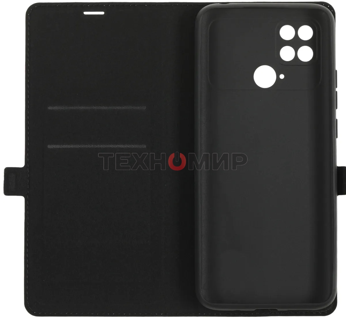 Чехол (флип-кейс) BoraSCO для Xiaomi Poco C40 черный