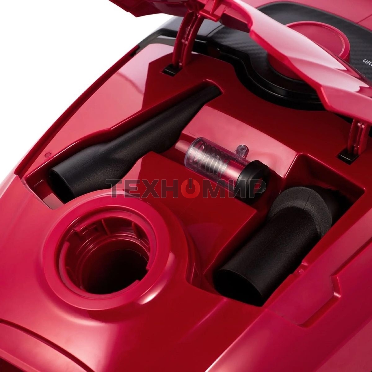 Пылесос Sharp ECKB19RR, красный/черный, 350/1900 Вт, уборка сухая, пылесборник мешок 2.3 л