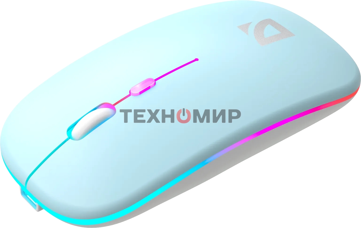 Мышь беспроводная Defender Coda MB-261 голубой, 1600 dpi, радиоканал, Bluetooth, USB, кнопки - 4