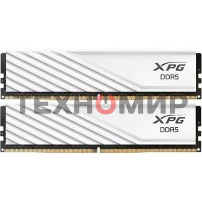 Оперативная память XPG Lancer Blade, DDR5, 32GB (2x16 GB), 6000 MHz, CL36, радиатор, белый