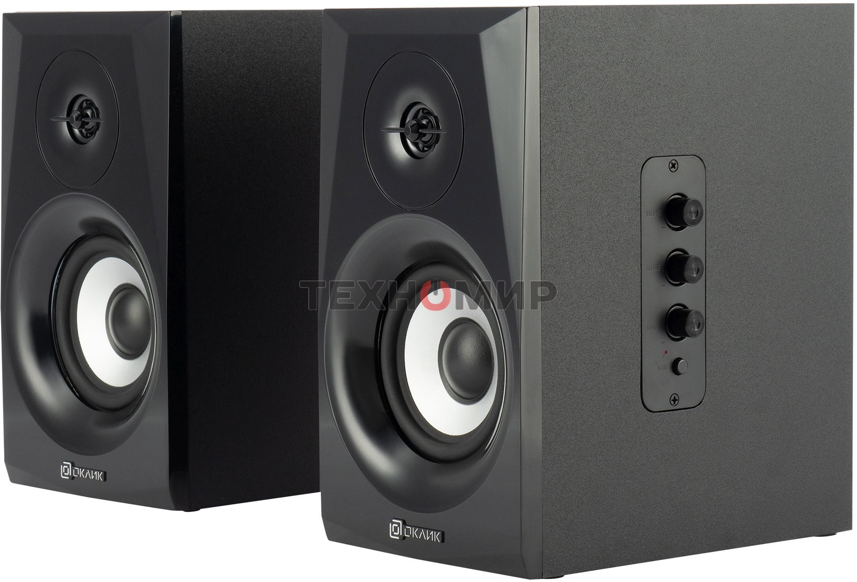 Акустическая система Oklick OK-166 BT 2.0 черный 40Вт