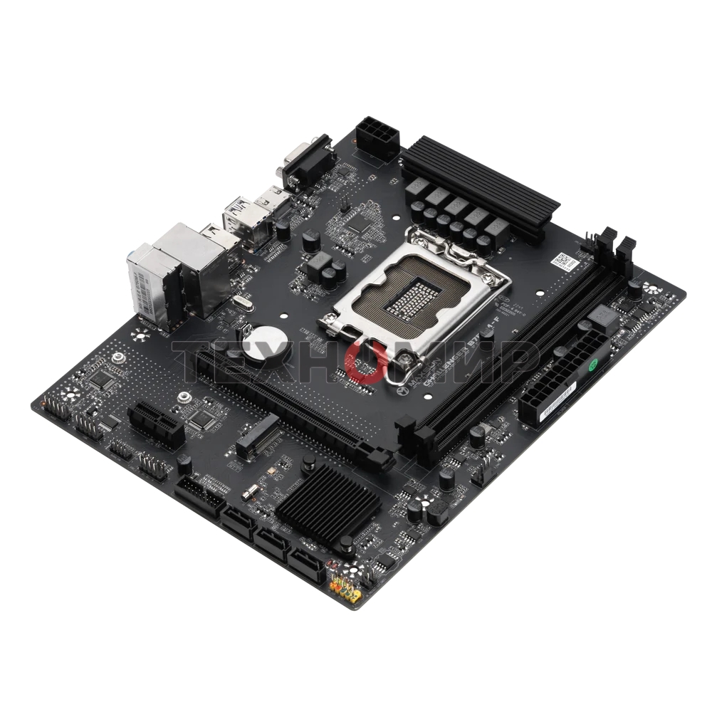 Материнская плата Maxsun Challenger B760M-F, LGA 1700, Intel B760, 2xDDR4, 3xSATA III, 2xM.2, 1xPCIe 4.0 x16, 1xHDMI, 1xVGA, 1xRJ-45 1Gb LAN, 2xUSB 3.2 Gen 1, 4xUSB 2.0, 3x3.5 мм, 5.1, mATX