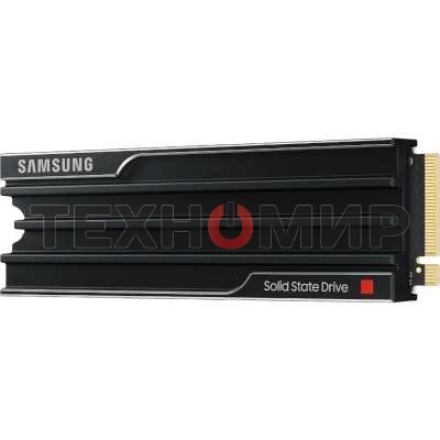 Накопитель SSD 2Tb Samsung 9100 PRO, M.2, PCI-E 5.0 x4, TLC 3D NAND R/W - 14700 (14800)/13400 (13300) Mb/s с радиатором