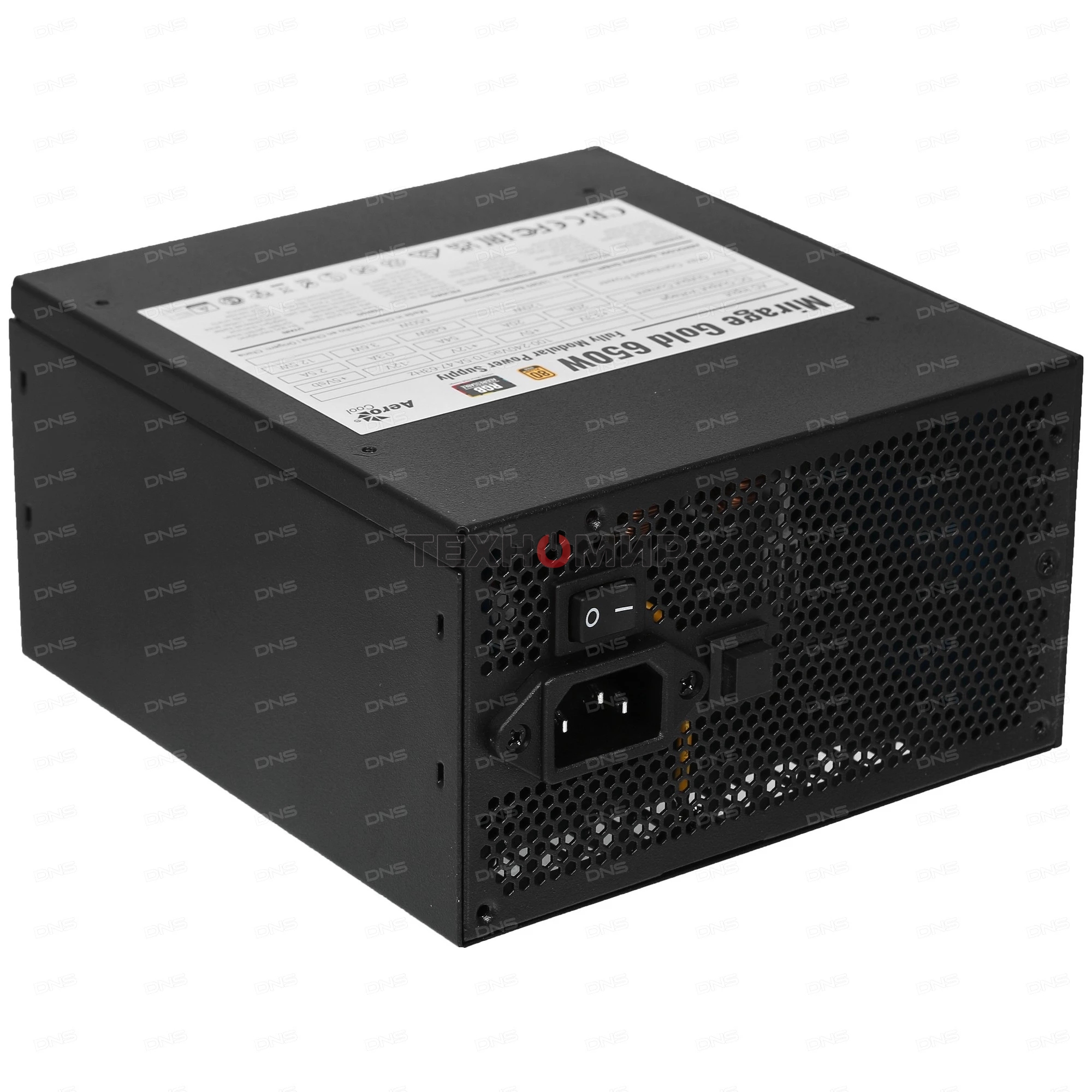 Блок питания Aerocool/Formula MIRAGE GOLD 650W, 650Вт, 80 PLUS Gold, 120мм, модульный, черный