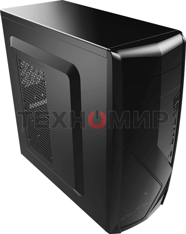 Компьютерный корпус Miditower Aerocool/Formula Cs-1102 черный ATX/micro ATX/mini ITX, USB 3.0 (без БП) 58133