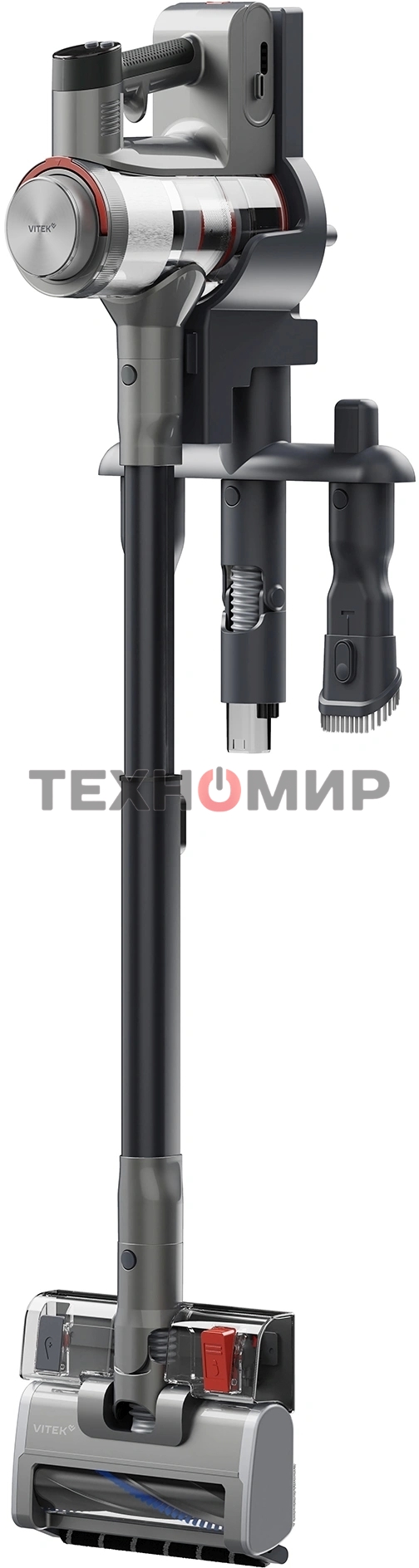 Пылесос Vitek VT-CLSAQUA_RAPID 470Вт серый стальной/серебристый