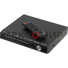 Плеер DVD Hyundai H-DVD200 черный Караоке ПДУ