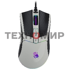 Мышь проводная A4Tech Bloody W90 Max белый/черный, 10000 dpi, USB, кнопки - 10